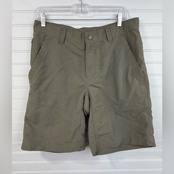 The North Face men’s green utility trail shorts. Size 32 - Picture 1 of 9